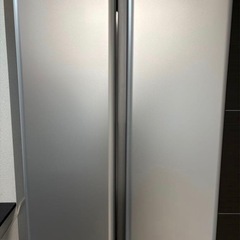 AQUA 420L 2023年製 4ドア冷蔵庫 シルバーの画像