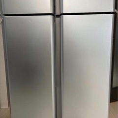 AQUA 420L 2023年製 4ドア冷蔵庫 シルバーの画像