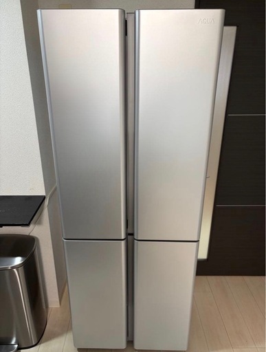 AQUA 420L 2023年製 4ドア冷蔵庫 シルバー