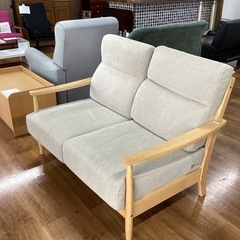 二人掛けソファー【町田市再生家具】　252517の画像