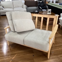 二人掛けソファー【町田市再生家具】　252517の画像