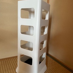 傘立て　白　シンプルの画像