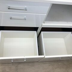 【ジャングルジャングル石津店】NITORI ニトリ RIPE チェスト  ホワイト 幅1050㎝ おしゃれ 新生活 北欧調 収納 堺市 西区 東区 北区 南区 堺区 石津の画像