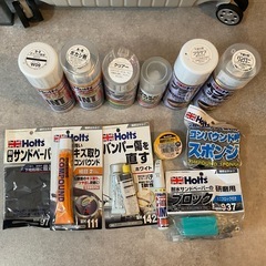 カー用スプレー塗料+補修キット各種の画像