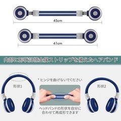 子供用 ヘッドホン Bluetooth ワイヤレスヘッドホン 音量制限94dBの画像