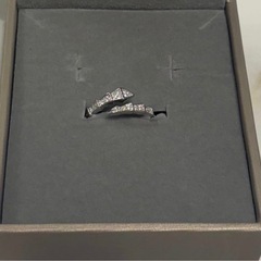 新品 ⭐︎ シルバー925 モアサ 蛇デザインリング Fの画像