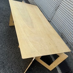 作業台　ペケ台セット　コンパネ付きの画像