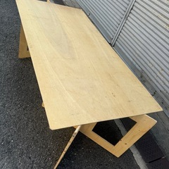 作業台　ペケ台セット　コンパネ付きの画像