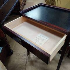 【愛品倶楽部柏店】karimoku カリモク 引出し付サイドテーブル オールドカリモクの画像