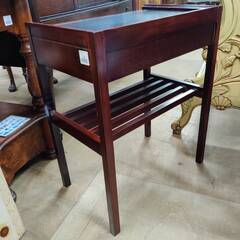 【愛品倶楽部柏店】karimoku カリモク 引出し付サイドテーブル オールドカリモクの画像