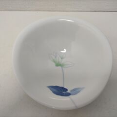 香蘭社 中皿 20cm 未使用 箱付 花柄 和食器 磁器 日本製 皿 食器 ホワイト プレート 上品 お祝い 贈り物 ギフト 251202-12Aの画像