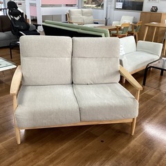 二人掛けソファー【町田市再生家具】　252516の画像