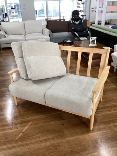 二人掛けソファー【町田市再生家具】　252516
