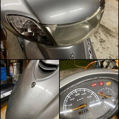 YAMAHA JOG ジョグ　SA55J 2015年モデル　ヤマハ　4スト　実動　書類付き　走る止まる曲がるOK 軽整備済み🔧　原付　スクーター　通勤　通学などにも✨の画像