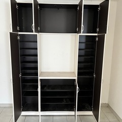 大型 下駄箱 靴箱　シューズボックスの画像