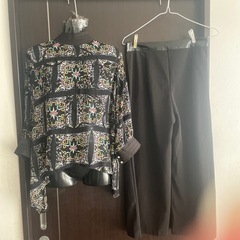 🌺シースルー 1度着用　セットアップ　パンツオマケ🌺 の画像