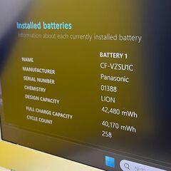 JC1122　16GB・LTE レッツノート CF-LV9 14型 Office2024 良品　大画面　大容量の画像