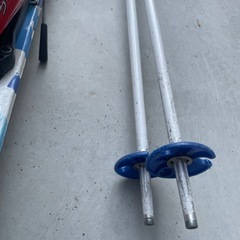 スキー板　ストックセット　子供　キッズの画像