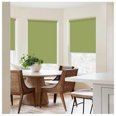 グリーン ロールスクリーン 新品未開封　幅85×丈200 の画像