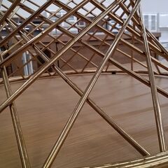 ★リユースのサカイ水戸店★ Francfranc ガラステーブル  H38×D80×W80 クリーニング済み MT6511の画像