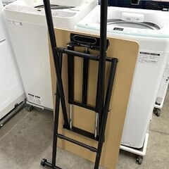 昇降テーブル ダイニングテーブル 幅90cm 奥行48cm 木目調 キャスター付き 無段階高さ調節可 ☆札幌市 白石店 の画像