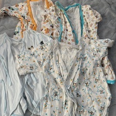 50-60、60-70冬物ベビー服6着の画像