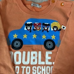 ミキハウスダブルB  トレーナー90サイズの画像