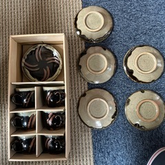 益子焼　コーヒーカップ＆ソーサー　6客セットの画像