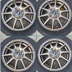 155/65R14 中古タイヤホイール4本の画像