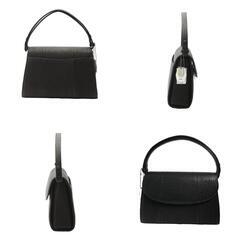 シャークスキン 3518C ハンドバッグ ブラック  Shark Skin 2way 冠婚葬祭用の画像