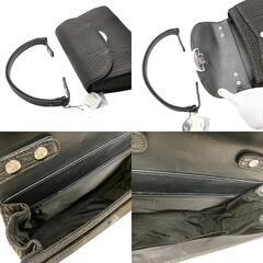 シャークスキン 3518C ハンドバッグ ブラック  Shark Skin 2way 冠婚葬祭用の画像