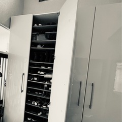 大型玄関収納　下駄箱　クローゼット　IKEA 中古品の画像