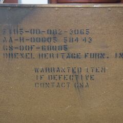 ★朝霞の雑貨屋さん★KOUKISIN★ 米軍払い下げ品 ＜ミリタリ－チェスト＞ USED品 ヴィンテージ シンプルの画像