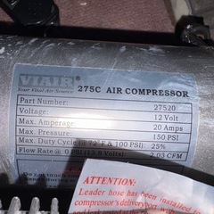 ★レクサス　LS460 取り外し★275C VIAIR エアサスの画像