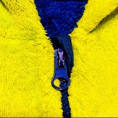 モンスター風カバーオールロンパース フリース の画像