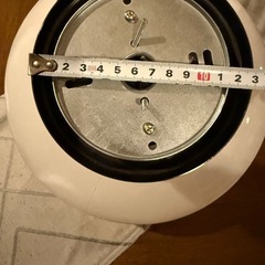 アンティーク　ミルクガラスシーリング照明　クラシカルリーフ模様　付属品付きの画像