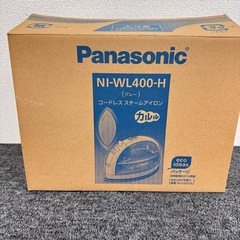 A1823🌟激安‼️パナソニックコードレス　スチームアイロン　NI-WL400-H 2011年製🌟の画像