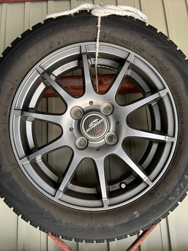 155/65R14 スタッドレスタイヤ軽四用　4本セット中古