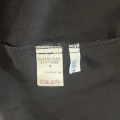 オリーブデオリーブ　重ね着ワンピース　ブラック　Mの画像