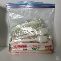 【もらってください】割り箸・スプーン・プラカップの画像