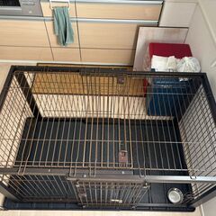 リッチェル 木製スライドペットサークル ワイド + 屋根面の画像