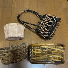 カゴ　4個セットの画像