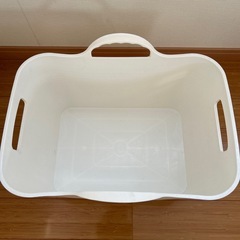 取って付き収納ケース　ホワイトの画像