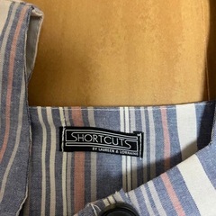 レディース　ストライプビスチェの画像