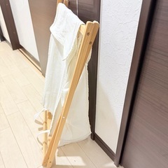 折りたたみ　洗濯かご　ランドリーバスケットの画像