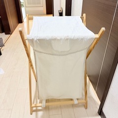 折りたたみ　洗濯かご　ランドリーバスケットの画像
