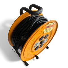 HATAYA VCTケーブル 5A125V コードリールドラム S-30A 通電確認済の画像