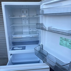 近郊送料無料 3 ドア冷凍冷蔵庫 三菱 330L 自動製氷 2021年製の画像