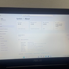 ASUS/ノート/HDD 500GB/第4世代Core i3/メモリ4GB/WEBカメラ有の画像