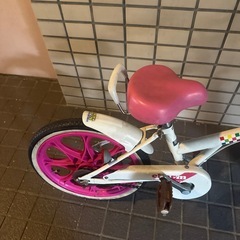 子供用自転車　18インチ　ピンク　初めての自転車の画像
